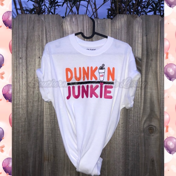 DunkinJunkie iron-on Vinyl “Decal ONLY” Shirt/SWST - Picture 11 of 15